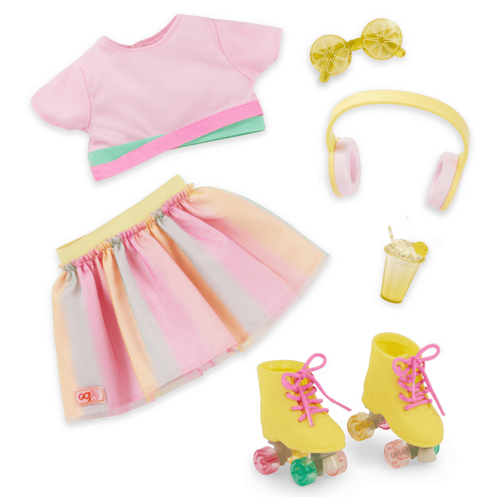 Doll Rollerblade Outfit