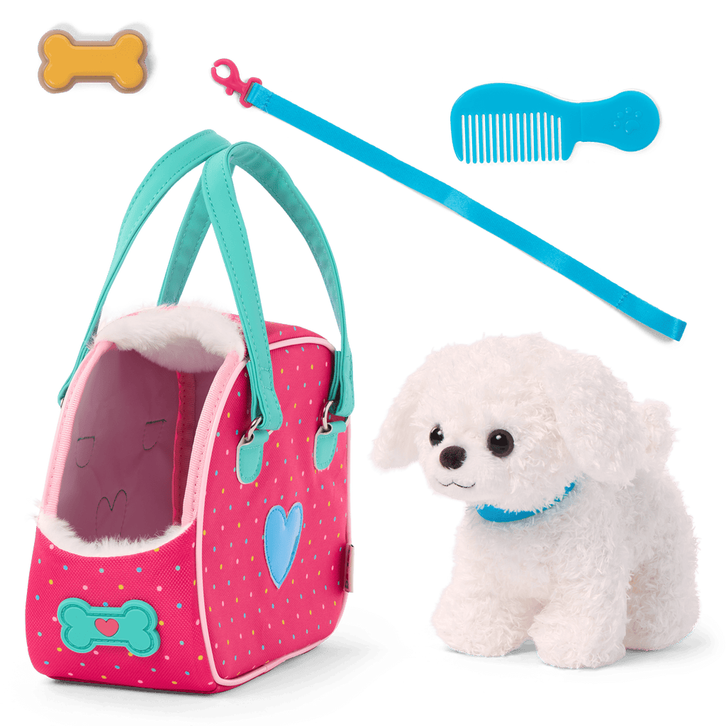 Plush Pup and Purse