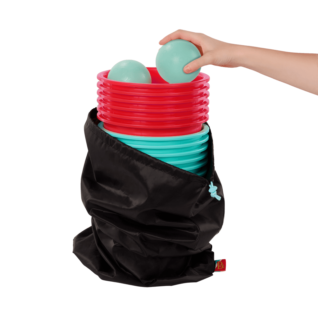 Toss and Topple Buckets