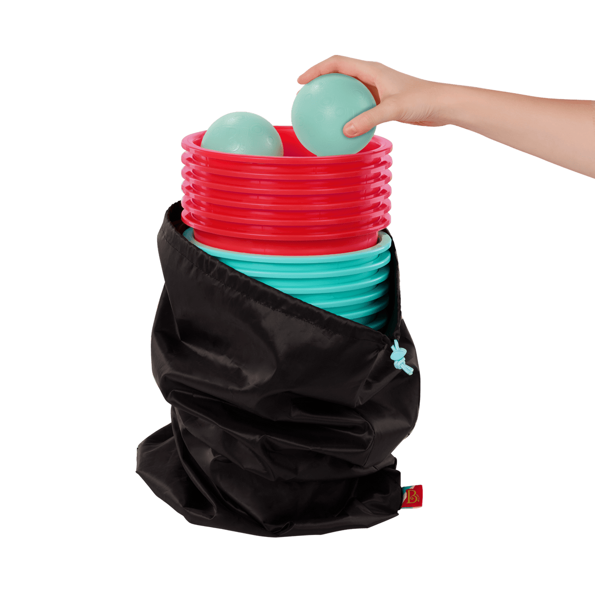 Toss and Topple Buckets