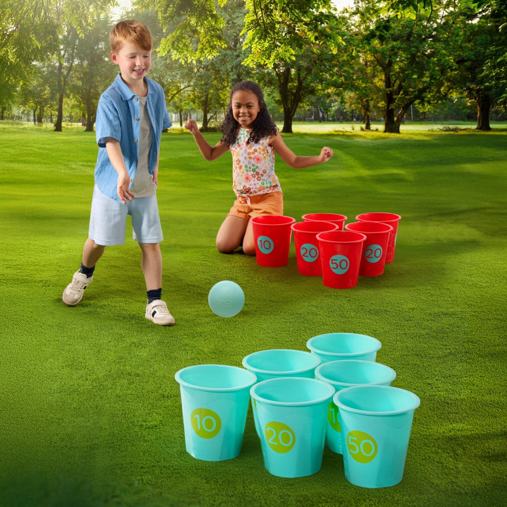 Toss and Topple Buckets