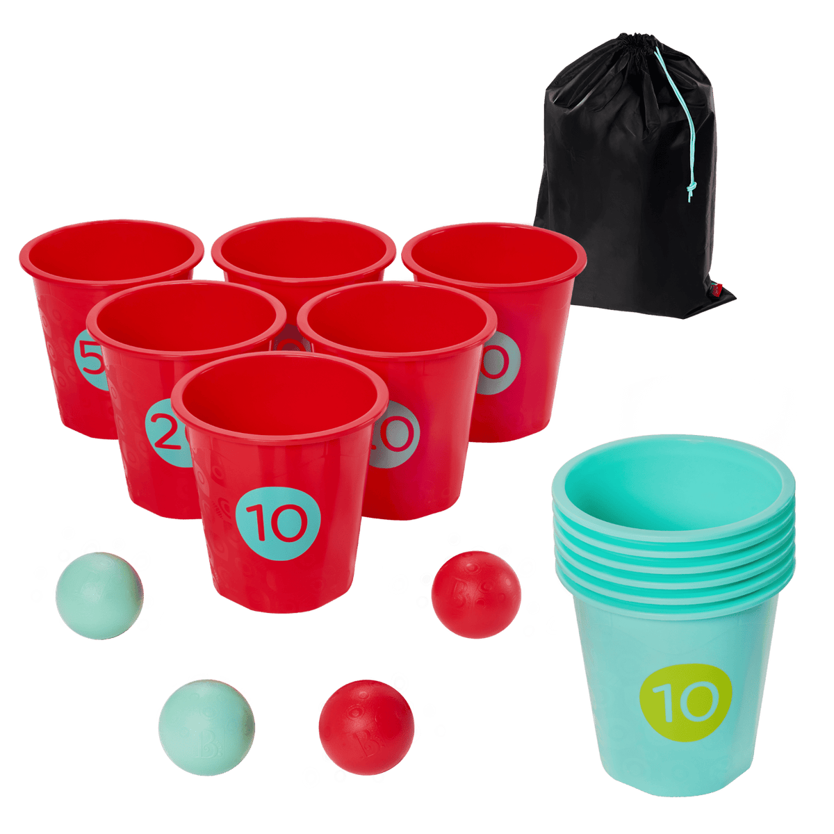 Toss and Topple Buckets