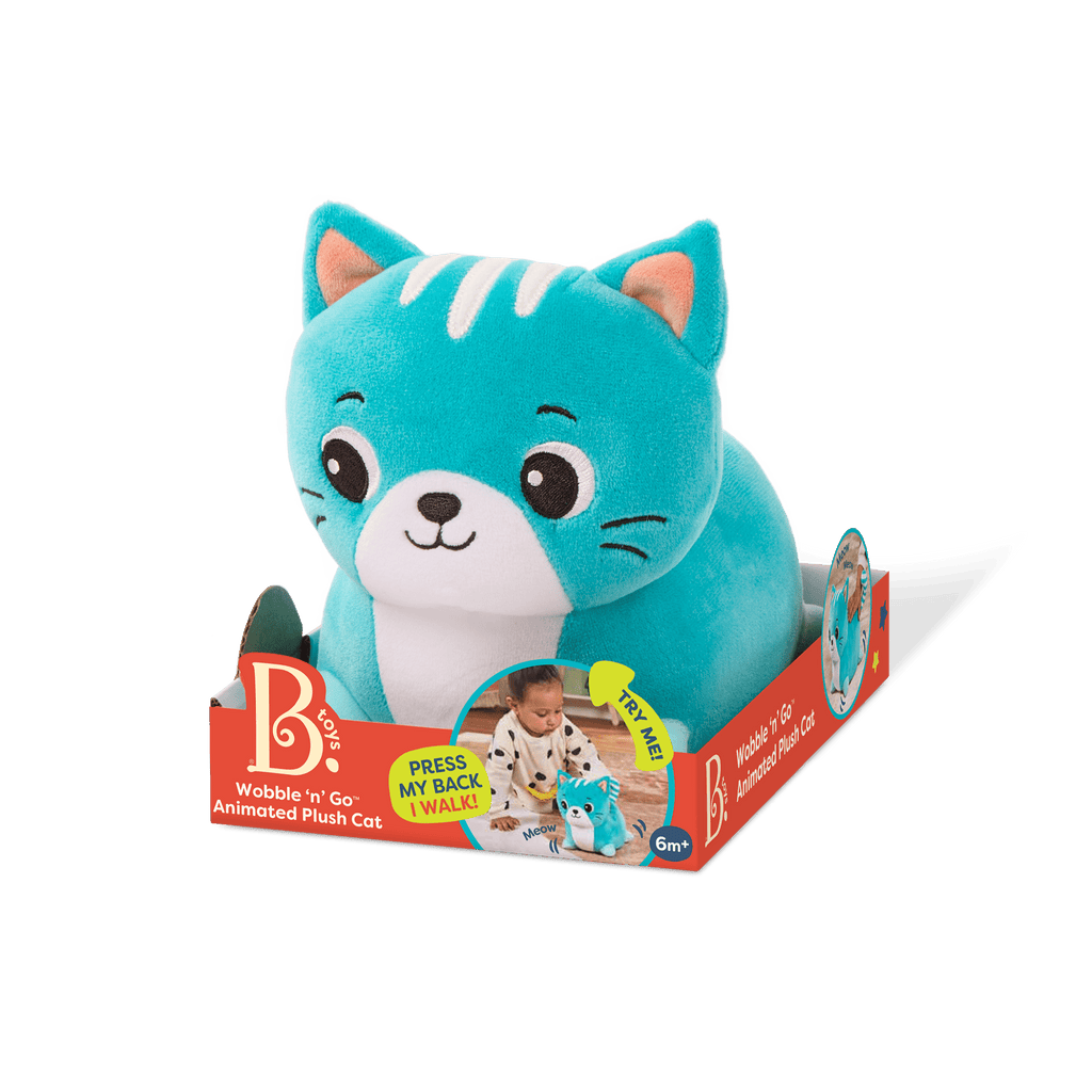 Animated Walking Plush Cat