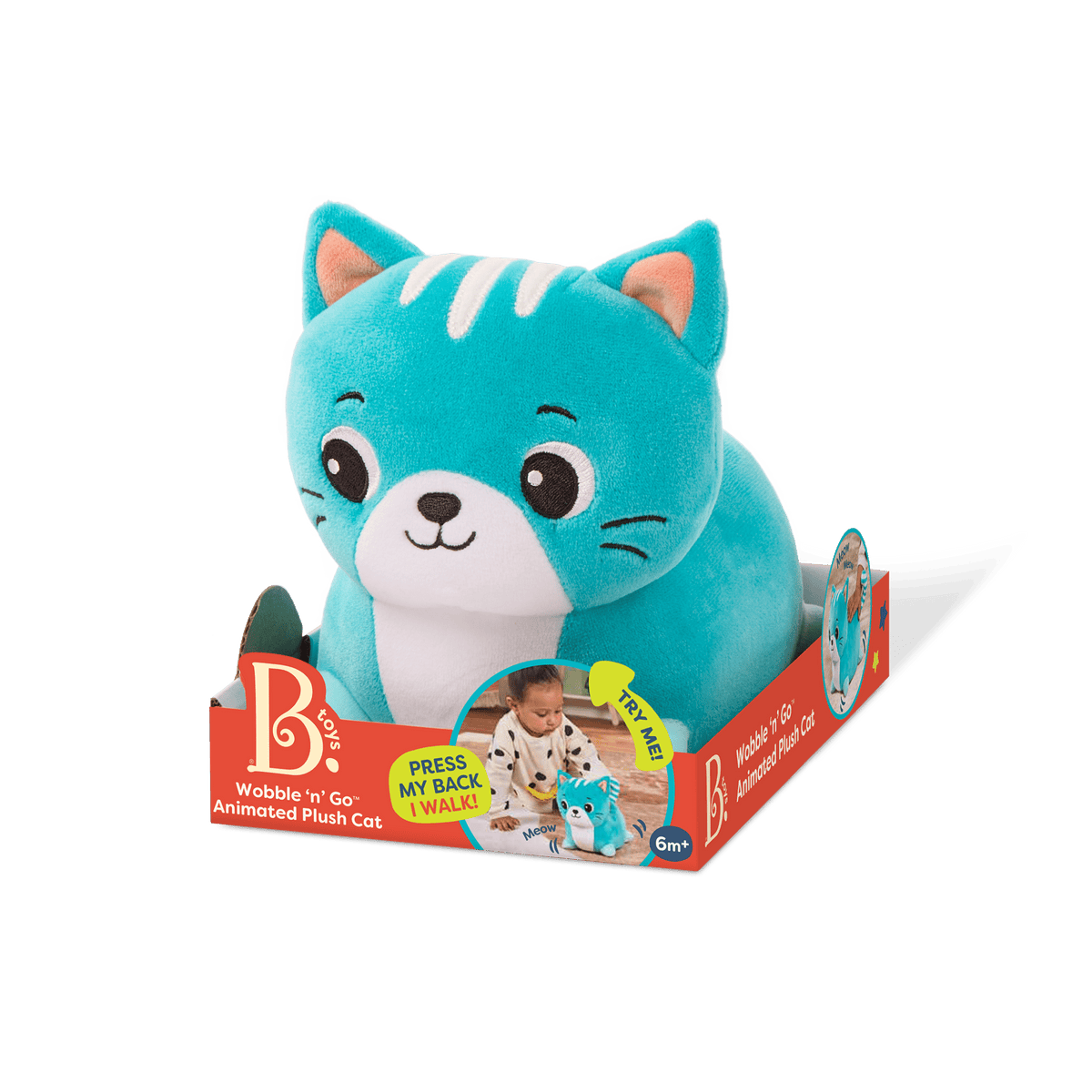 Animated Walking Plush Cat