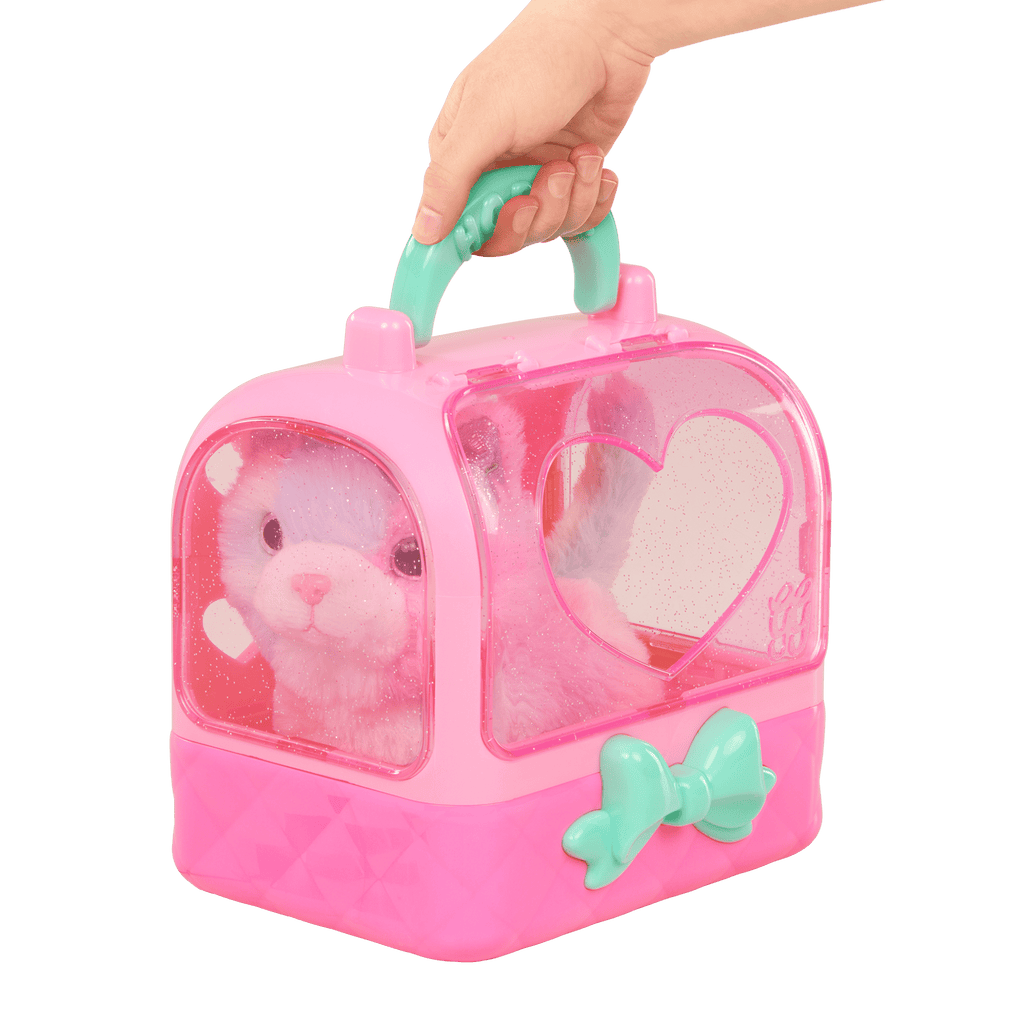 Plush Cat Carrier Set