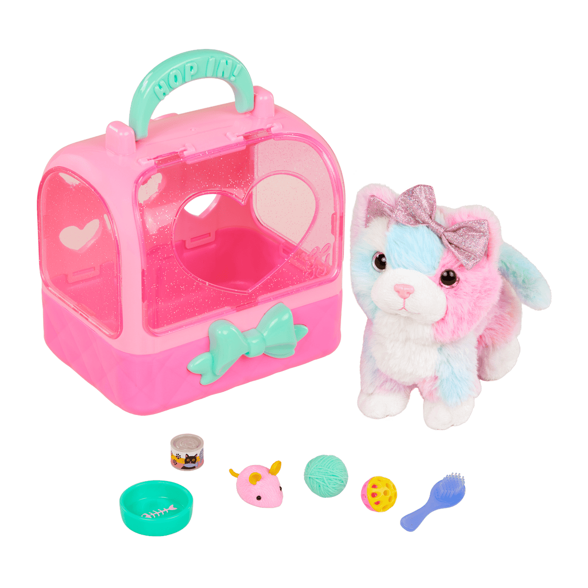 Plush Cat Carrier Set