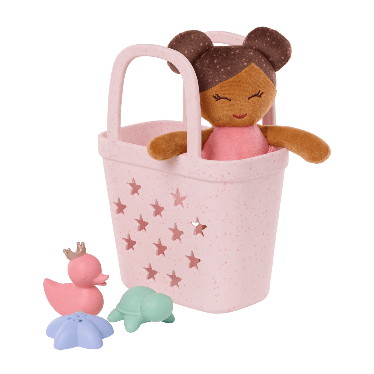 Bath Doll and Basket
