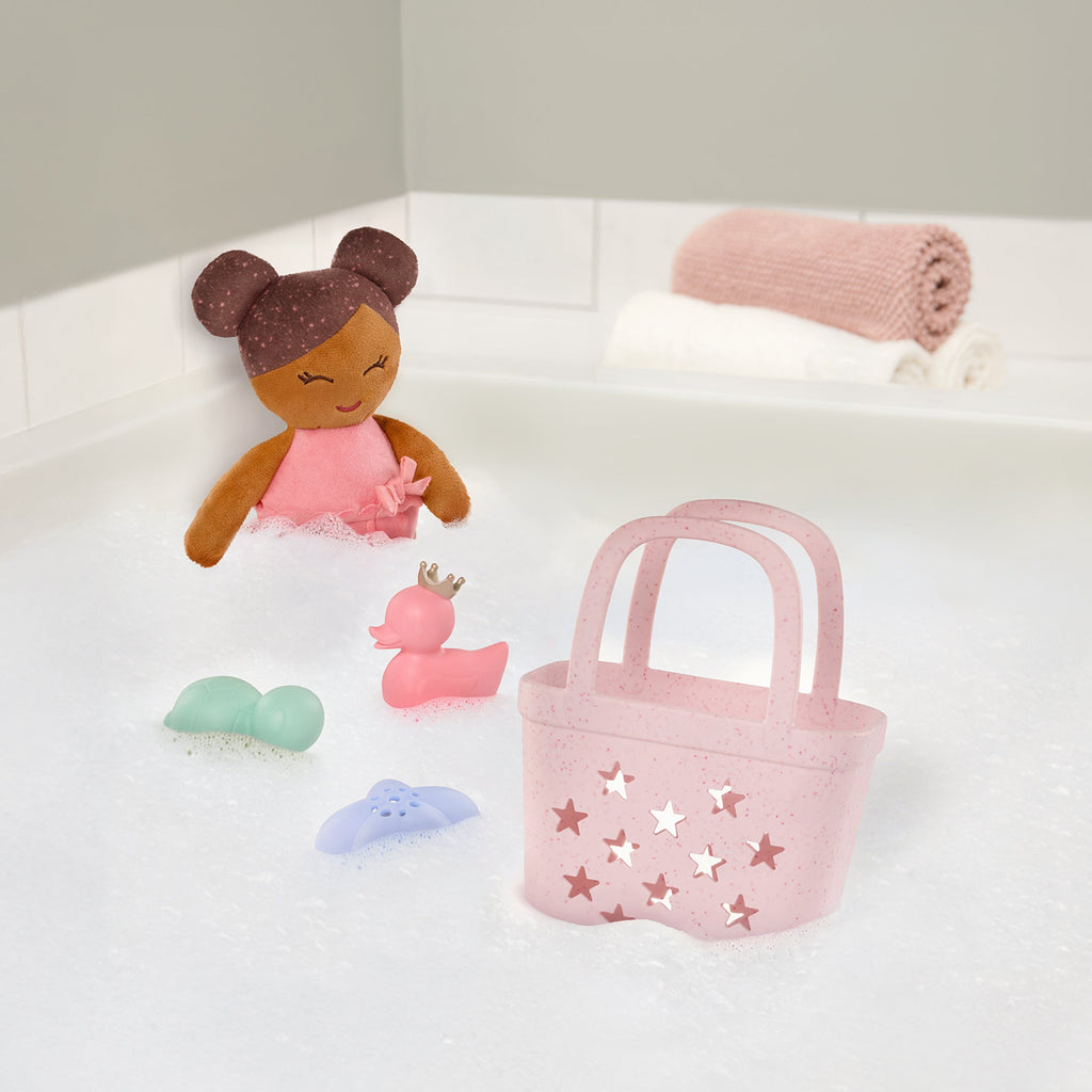 Bath Doll and Basket
