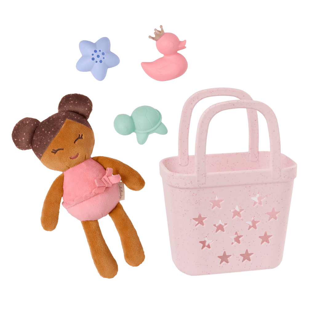 Bath Doll and Basket