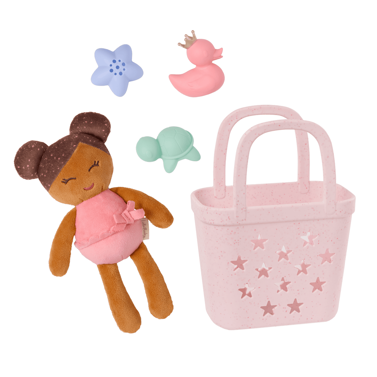 Bath Doll and Basket