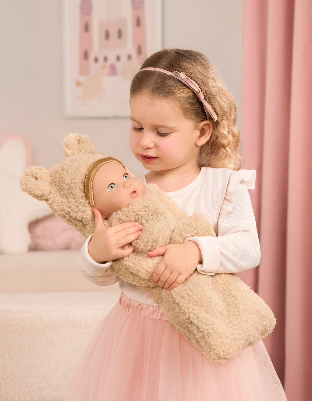 Baby Doll Cuddler Set
