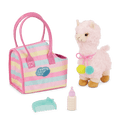 Striped Bag and Llama